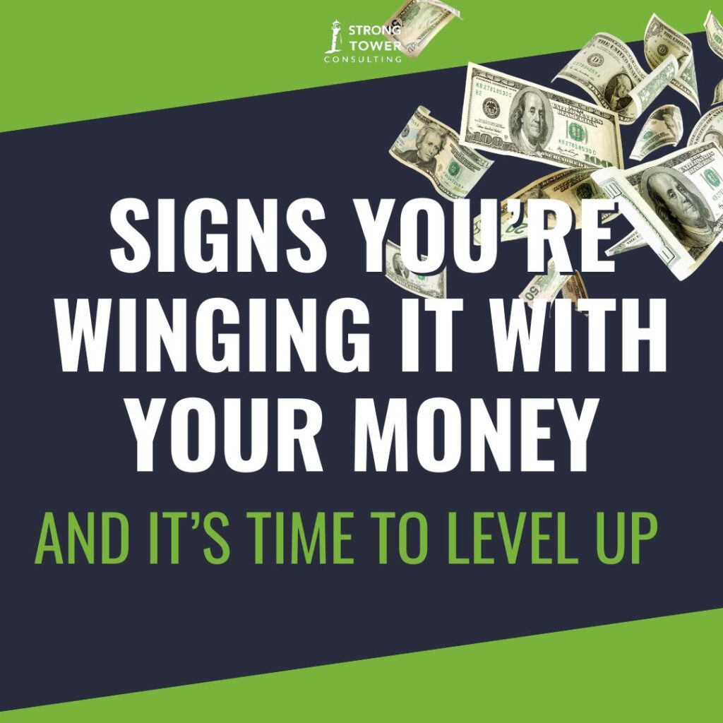 Money blowing in the wind
