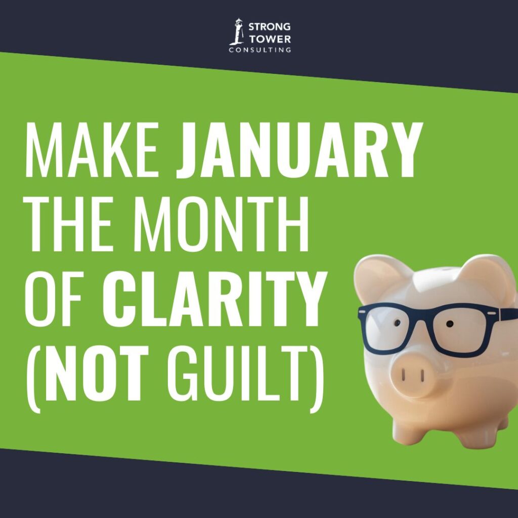 Piggy bank with glasses