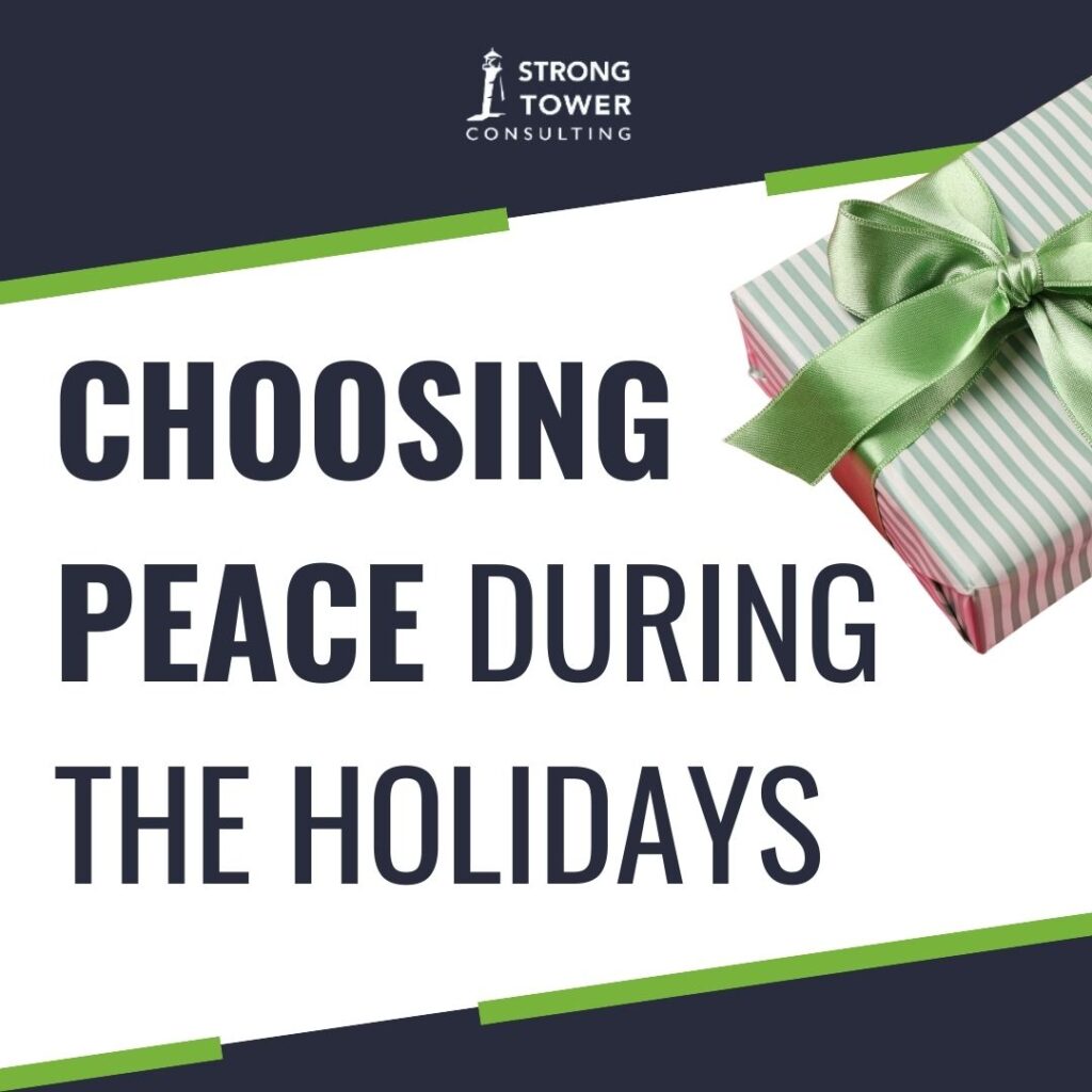 Present wrapped in green paper