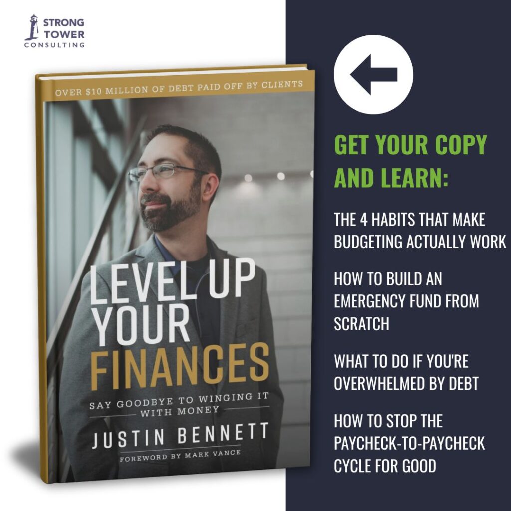 The book Level Up Your Finances by Justin Bennett