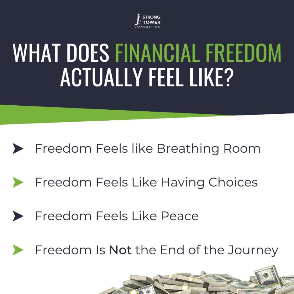 Description of what financial freedom feels like
